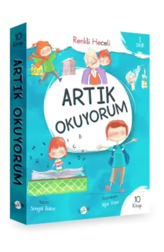 1.Sınıf Artık Okuyorum - Renkli Heceli 10 Kitap