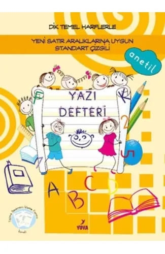 1. Sınıf Yazı Defteri Standart Çizgili - Büyük Boy