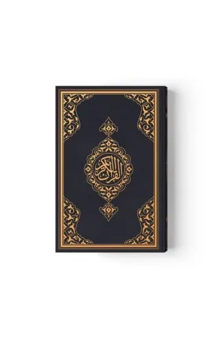 2 Renkli Hafız Boy Kur'An-I Kerim (Miklepsiz) Siyah