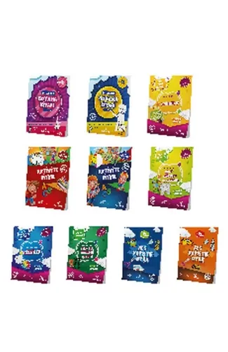 5-7 Yaş Okul Öncesi Evde Etkinlik Seti (10 Kitap)