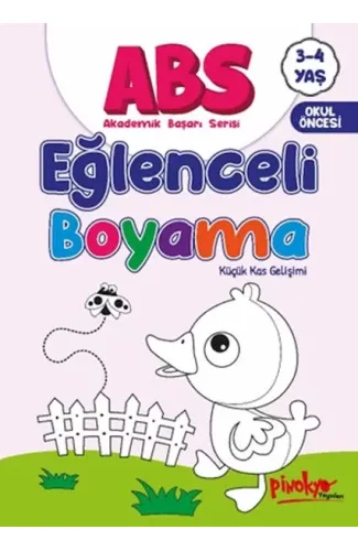 ABS 3-4 Yaş Eğlenceli Boyama