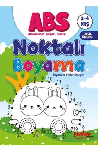 ABS 3-4 Yaş Noktalı Boyama