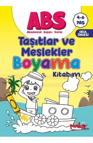ABS 4-6 Yaş Taşıtlar ve Meslekler Kitabım