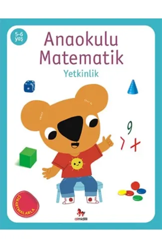 Anaokulu Matematik Yetkinlik 5-6 Yaş Çıkartmalarla