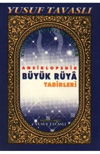 Ansiklopedik Büyük Rüya Tabirleri (B33)