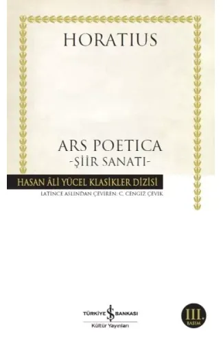 Ars Poetica - Şiir Sanatı - Hasan Ali Yücel Klasikleri