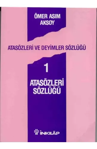 Atasözleri ve Deyimler Sözlüğü 1