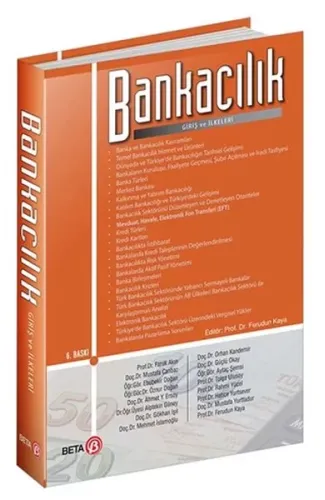 Bankacılık Giriş ve İlkeleri