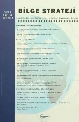 Bilge Strateji Dergisi Cilt: 6 / Sayı:11 Güz 2014
