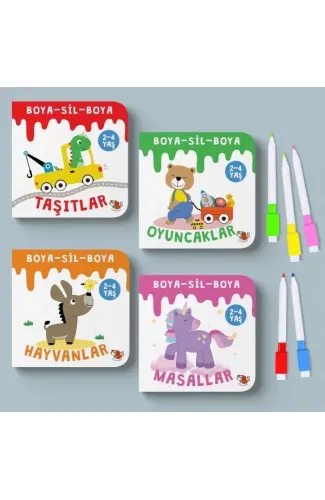 Boya-Sil-Boya (4 Kitap Set)