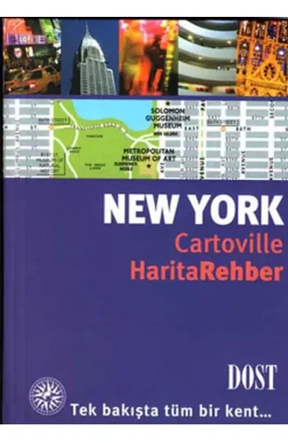 Cartoville Harita Rehber New York (Ciltli)