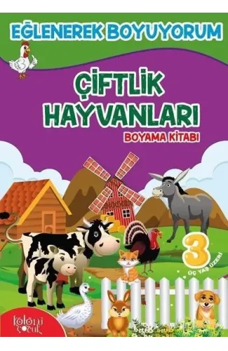 Çiftlik Hayvanları Boyama Kitabı