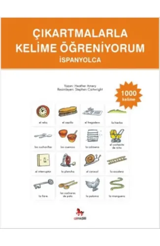 Çıkartmalarla Kelime Öğreniyorum - İspanyolca 1000 Kelime