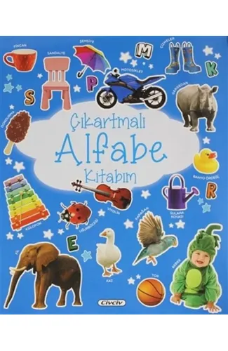 Çıkartmalı Alfabe Kitabım