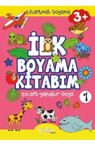 Çıkartmalı İlk Boyama Kitabım 3+ Yaş-1