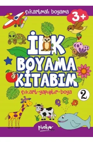 Çıkartmalı İlk Boyama Kitabım 3+ Yaş-2