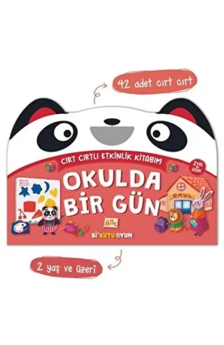 Cırt Cırtlı Etkinlik Kitabım - Okulda Bir Gün (2+ Yaş)