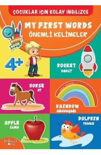 Çocuklar İçin Kolay İngilizce - My First Words Önemli Kelimeler