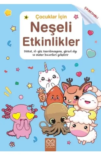 Çocuklar için Neşeli Etkinlikler- Çıkartmalı