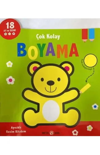 Çok Kolay Boyama Ayıcıklı Resim Kitabım