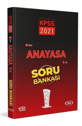 Data 2021 KPSS A'dan Z'ye Anayasa Soru Bankası