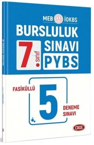 Data 7. Sınıf Bursluluk PYBS Sınavı Fasiküllü 5 Deneme Sınavı