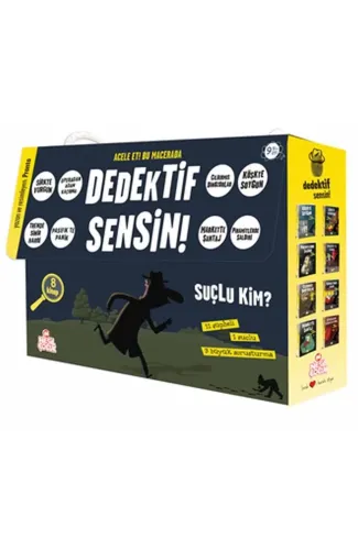 Dedektif Sensin İki Seri Bir Arada (8 Kitap)