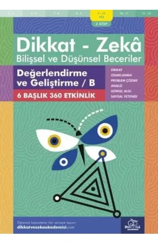 Değerlendirme ve Geliştirme - B (9-10 Yaş) - Dikkat Zeka