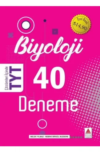 Delta Kültür TYT Biyoloji 40 Deneme(Yeni)