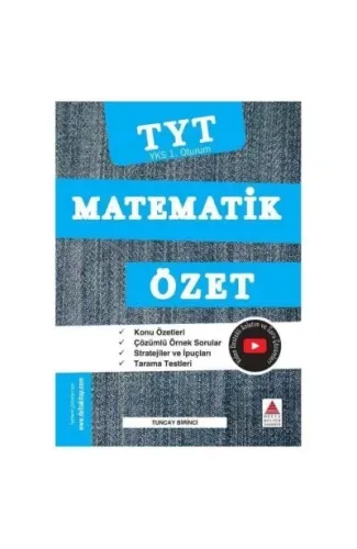 Delta Kültür YKS TYT 1. Oturum Matematik Özet (Yeni)
