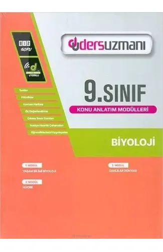 Ders Uzmanı 9. Sınıf Biyoloji Konu Anlatım Modülleri (Yeni)