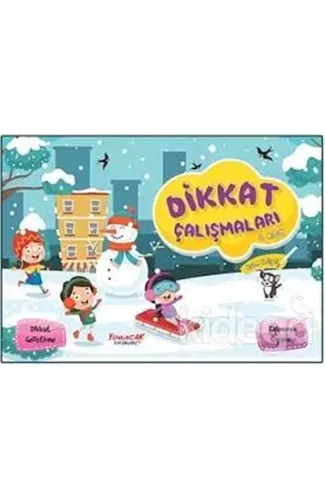 Dikkat Çalışmaları 4. Kitap (Kalem Hediyeli)