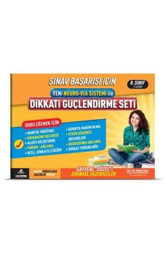 Dikkati Güçlendirme Seti  8. Sınıf  – 14 Yaş