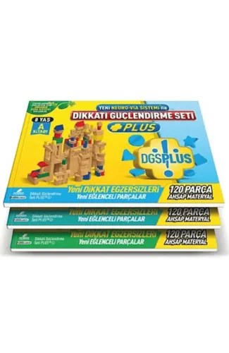 Dikkati Güçlendirme Seti Plus 8 Yaş Kitap