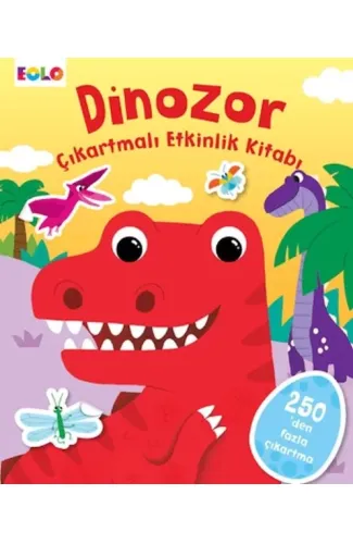 Dinozor Çıkartmalı Etkinlik Kitabı