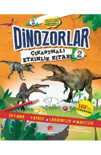 Dinozorlar Çıkartmalı Etkinlik Kitabı 2