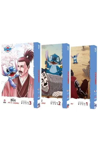 Disney Stiç ve Samuray 1-2-3 Kitap Set
