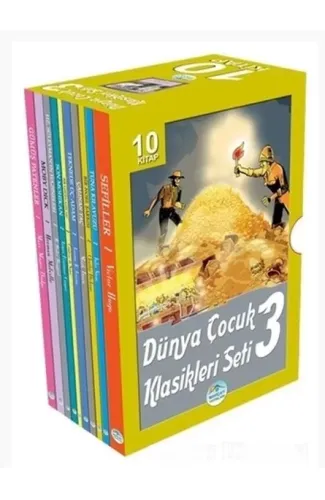 Dünya Çocuk Klasikleri Seti 3 (10 Kitap Kutulu)