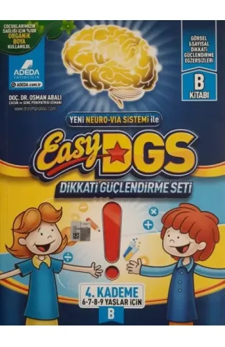 EASY Dikkati Güçlendirme Seti 6-9 yaş B Kitapçığı