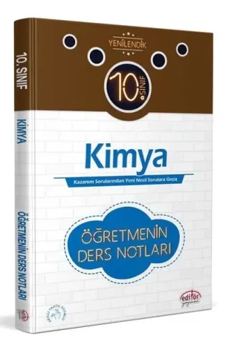 Editör 10. Sınıf Kimya Öğretmenin Ders Notları