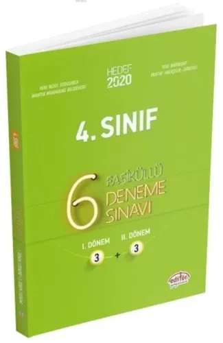 Editör 4. Sınıf Fasiküllü 6 Deneme Sınavı