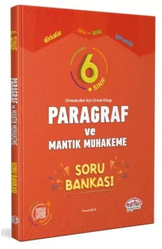 Editör 6. Sınıf Paragraf ve Mantık Muhakeme Soru Bankası