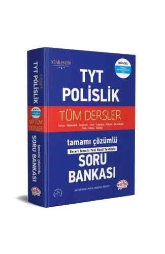 Editör TYT / Polislik Tüm Dersler Tamamı Çözümlü Soru Bankası