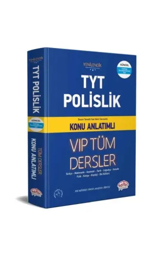 Editör TYT Polislik VIP Tüm Dersler Konu Anlatımlı