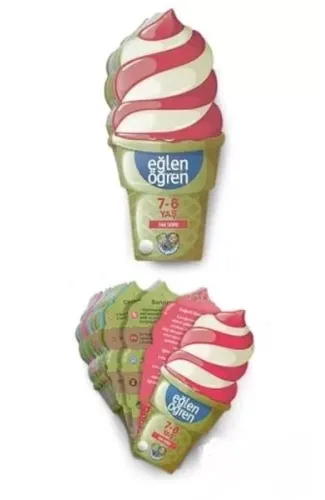 Eğlen Öğren Ice Cream - 360 Soru (7-8 Yaş)