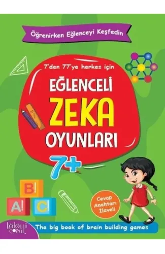 Eğlenceli Zeka Oyunları - Yeşil Kitap - Öğrenirken Eğlenceyi Keşfedin