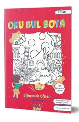 Eğlenerek Öğren - Oku Bul Boya -