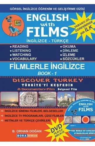 English with Films Book 1 (DVD'li)