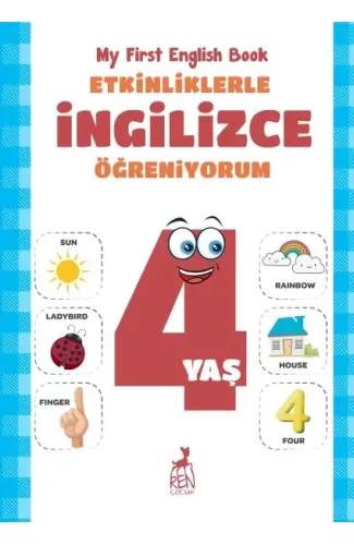 Etkinliklerle İngilizce Öğreniyorum 4 Yaş - My First English Book