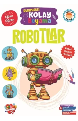 Etkinlikli Kolay Boyama -Robotlar